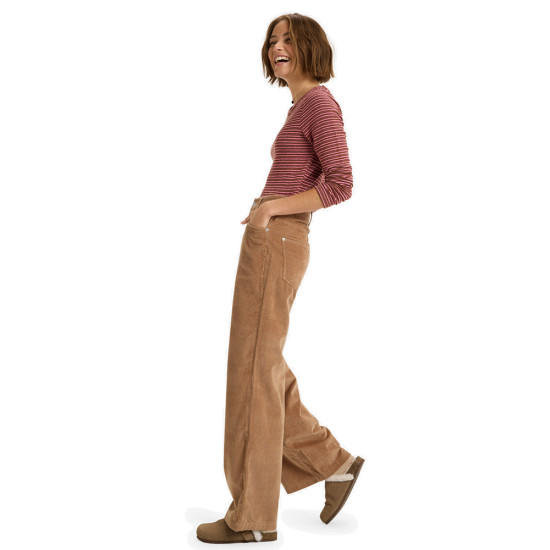 Roxy Γυναικείο παντελόνι Surf On Cloud Cord - Corduroy Wide Leg Trousers